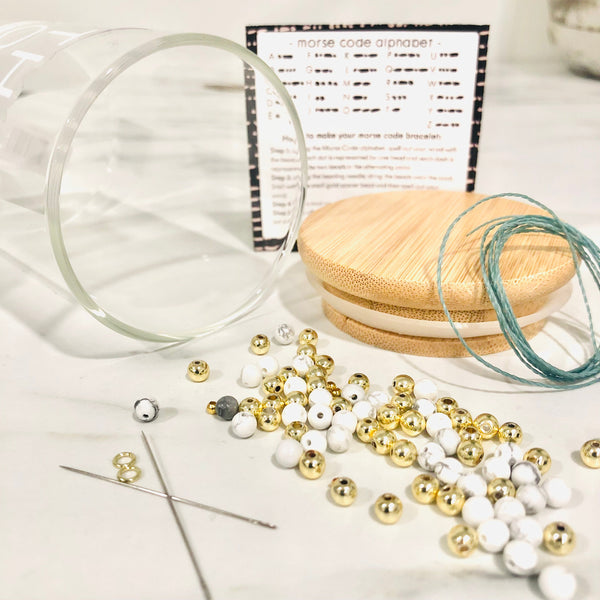 DIY Morse Code Bracelet Kit — Salt & Faith