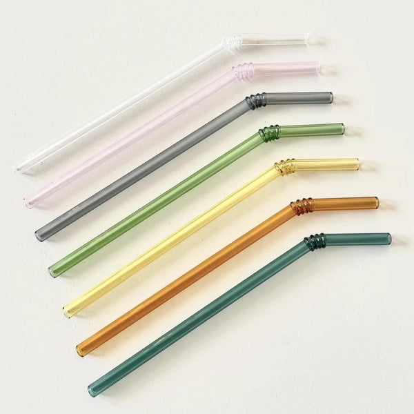 gaia Glass Straw, 5-piece set, 1 set - Ecco Verde Online Shop
