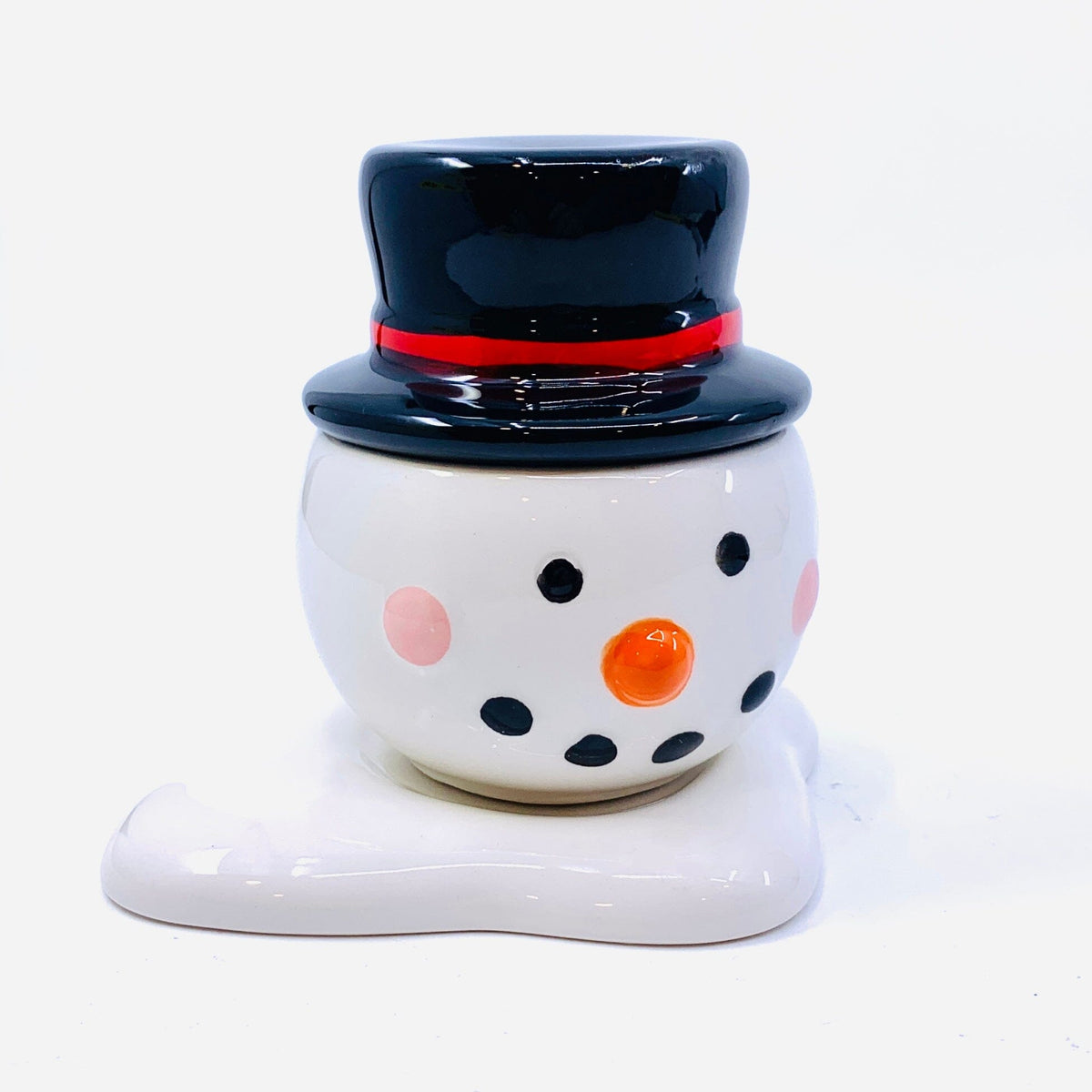 Melted Snowman Salt &amp; Pepper Shakers Transpac 