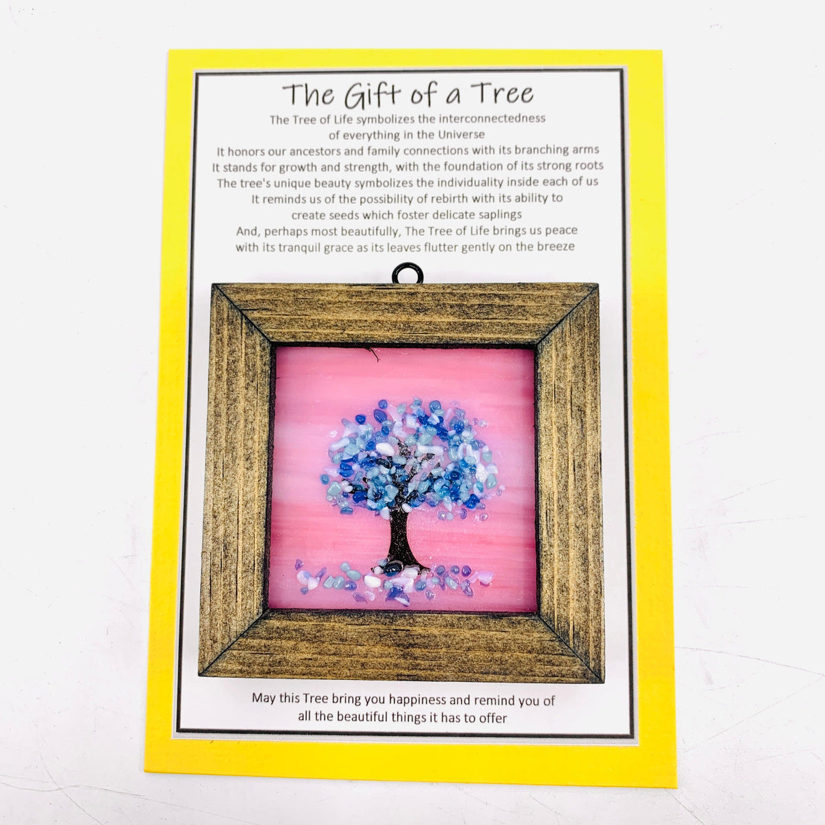 Fused Glass Tree of Life Shadow Box 76 Decor Glimmer Glass Gifts 