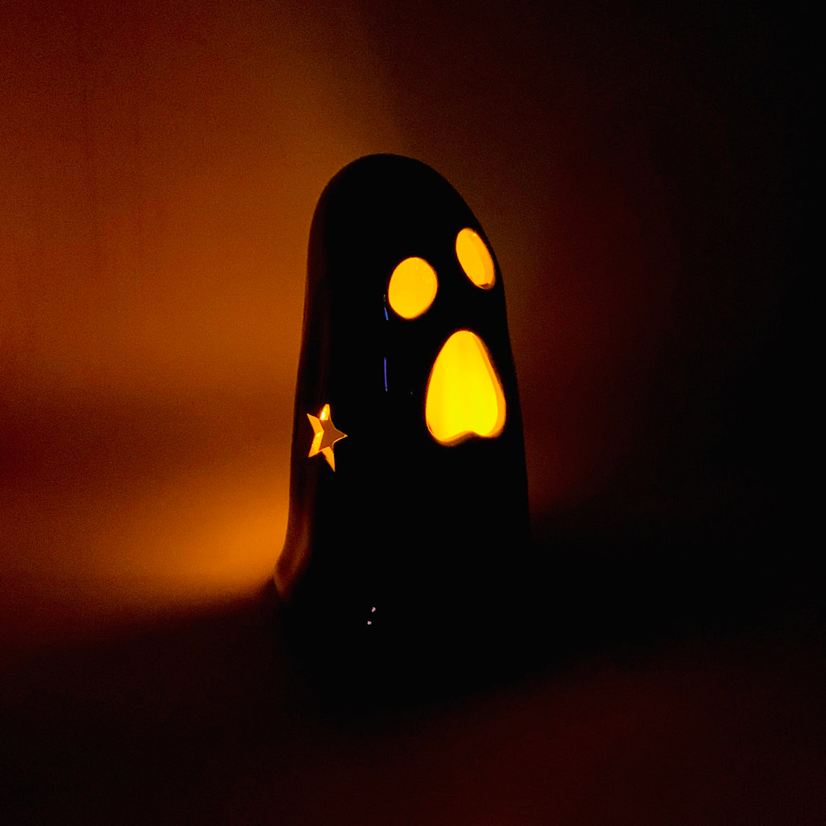 Pearlescent Ghost Votive C, Scary