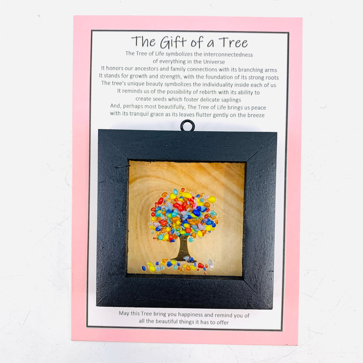 Fused Glass Tree of Life Shadow Box 10