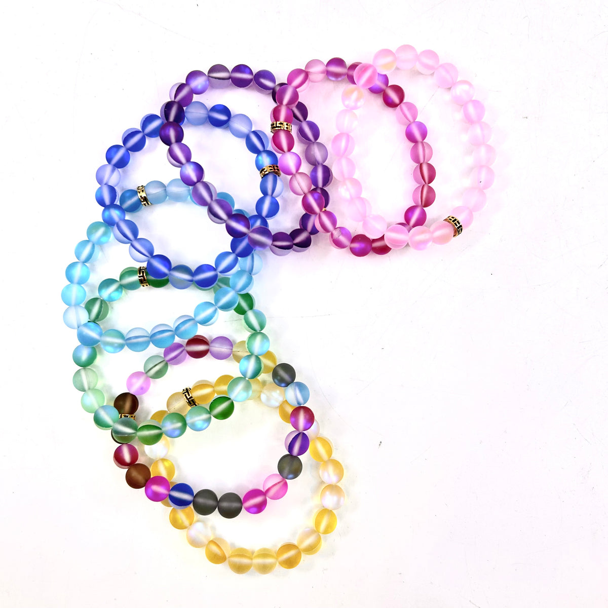 Mermaid Glass Bead Bracelets Jewelry - 