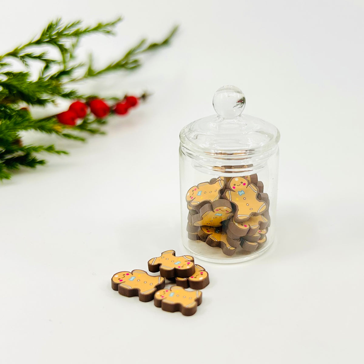 Tiniest Jar of Gingerbread Man Cookies