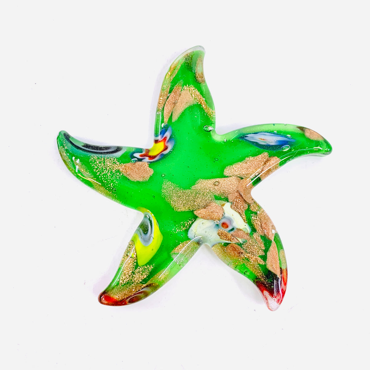 Pocket Glitter Starfish, Green