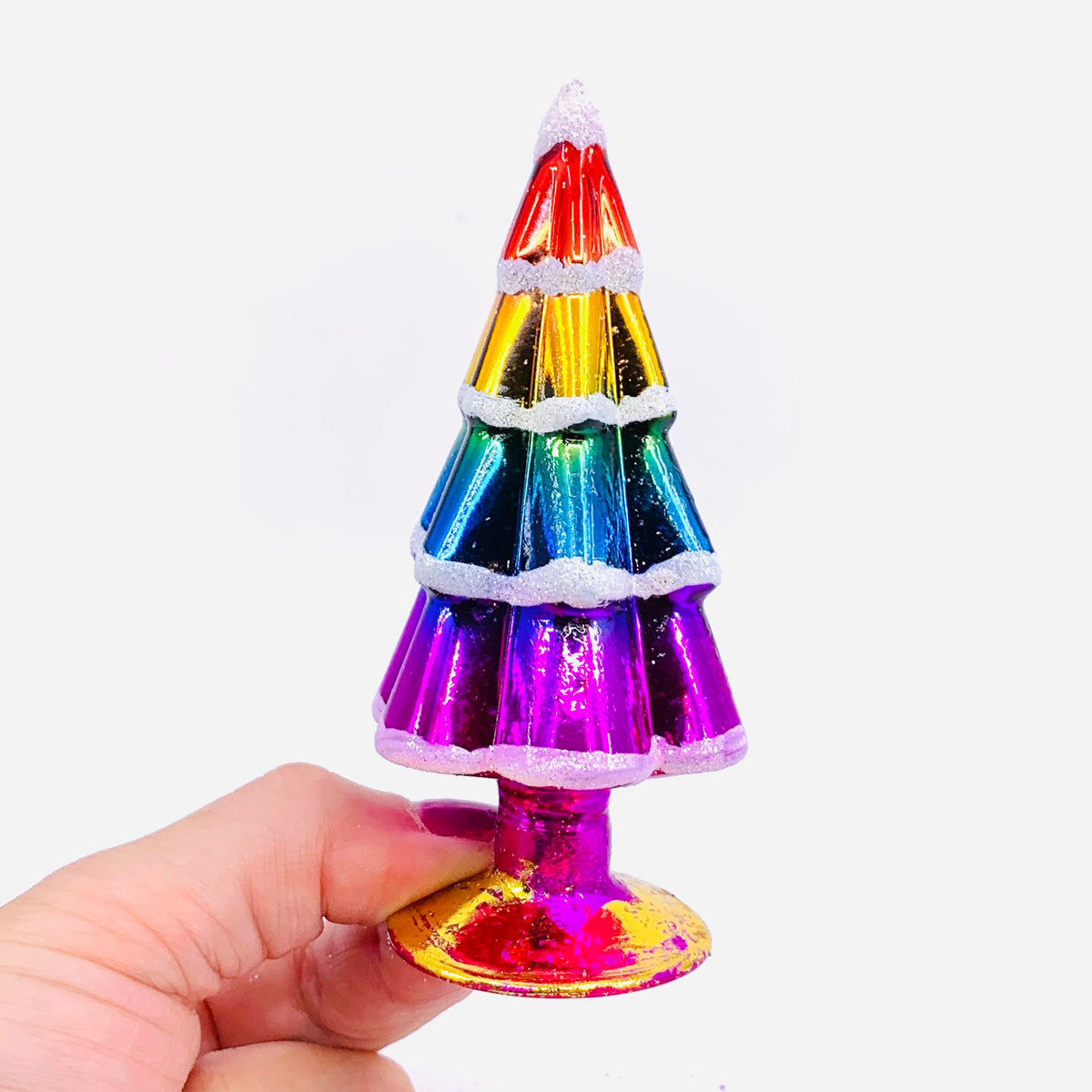 Shiny Rainbow Glass Trees