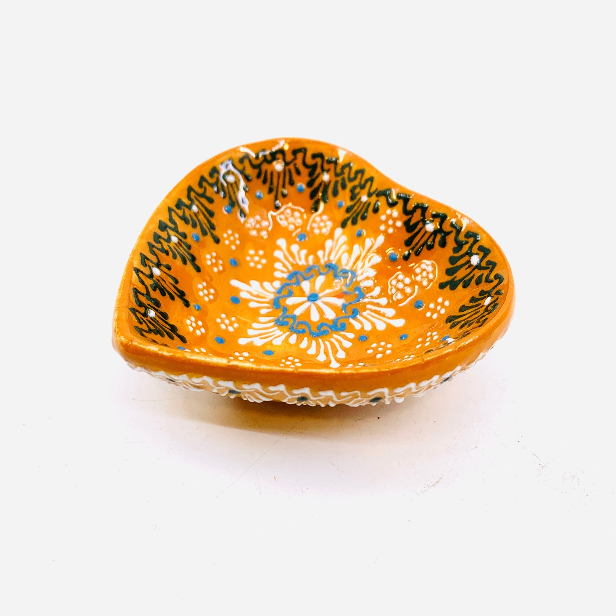 Heart Design Handmade Turkish Bowl 29 Decor Natto USA 