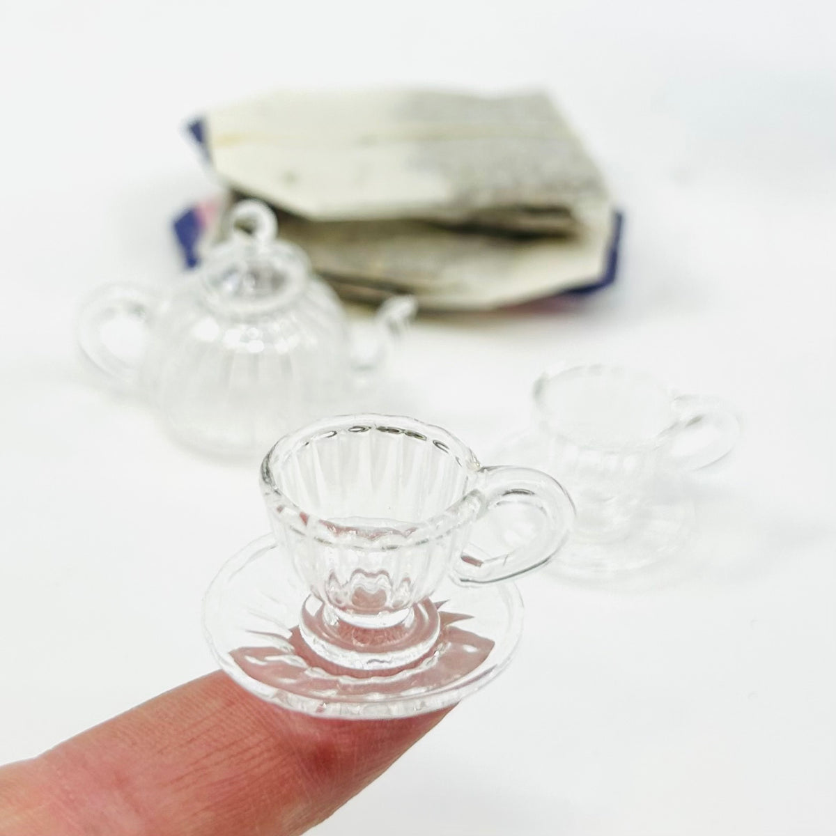 Tiniest Glass Tea Set