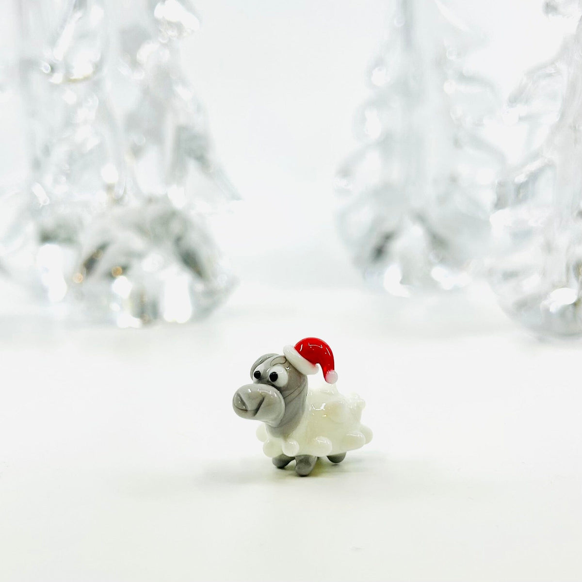 Tiny Santa Sheep 222 Miniature - 