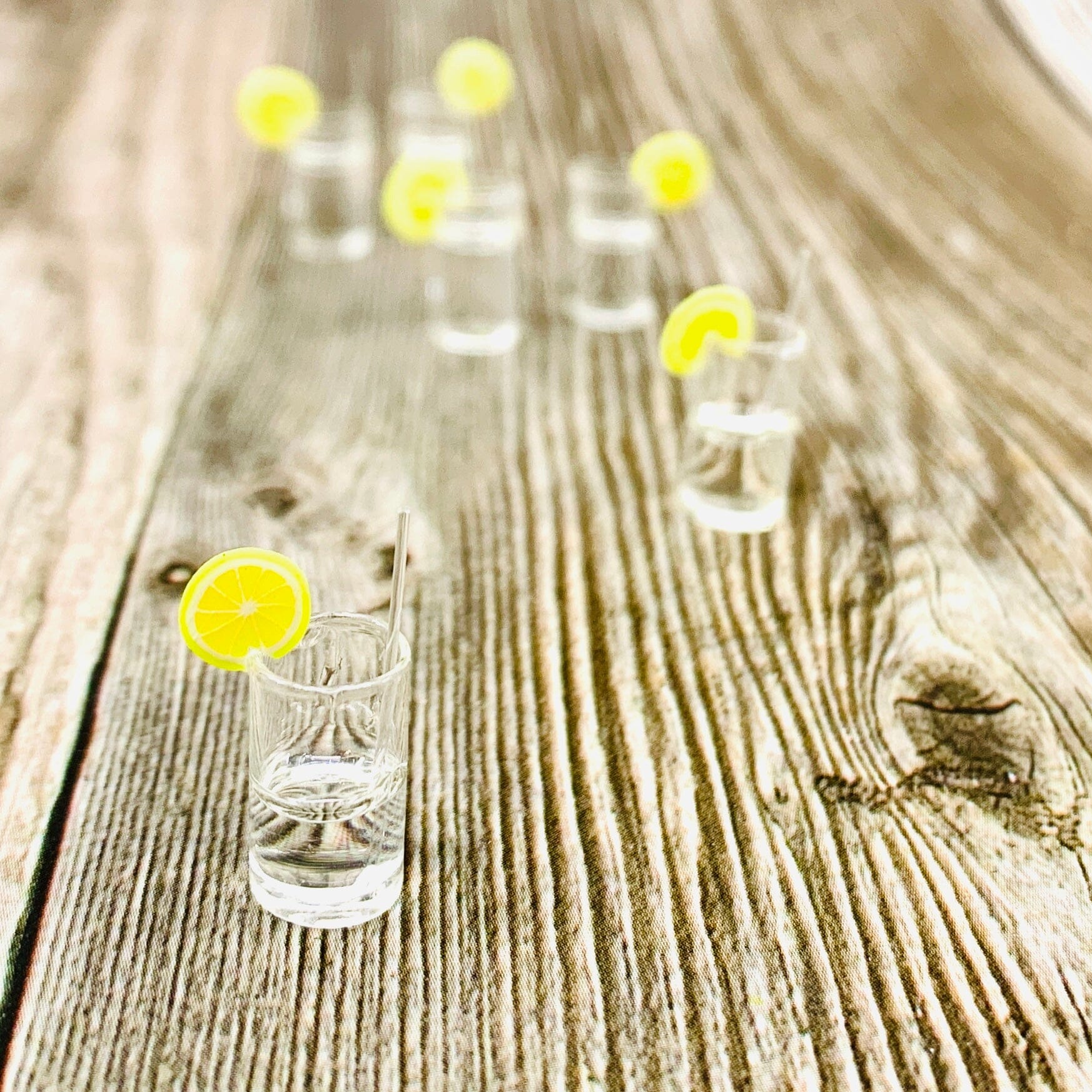 Tiniest Vodka Soda with a Lemon Miniature - 