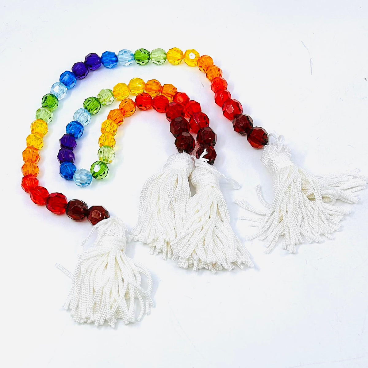 Rainbow Acrylic Tassel Garland Decor