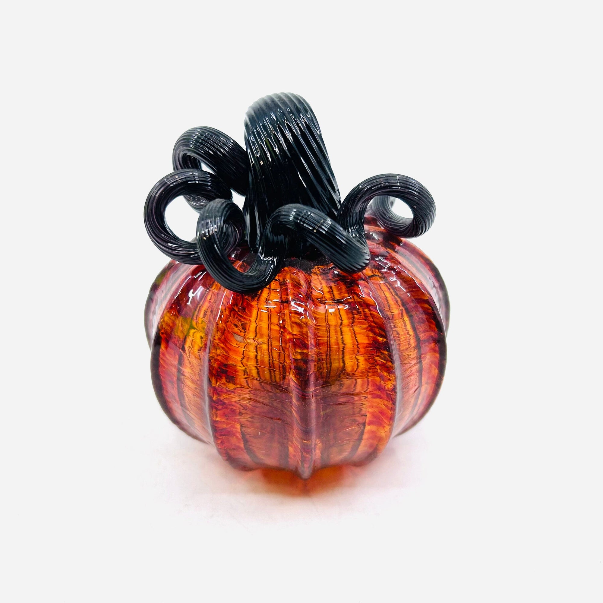 Daily Pumpkin 1195 Practice Mini Luke Adams Glass Blowing Studio 