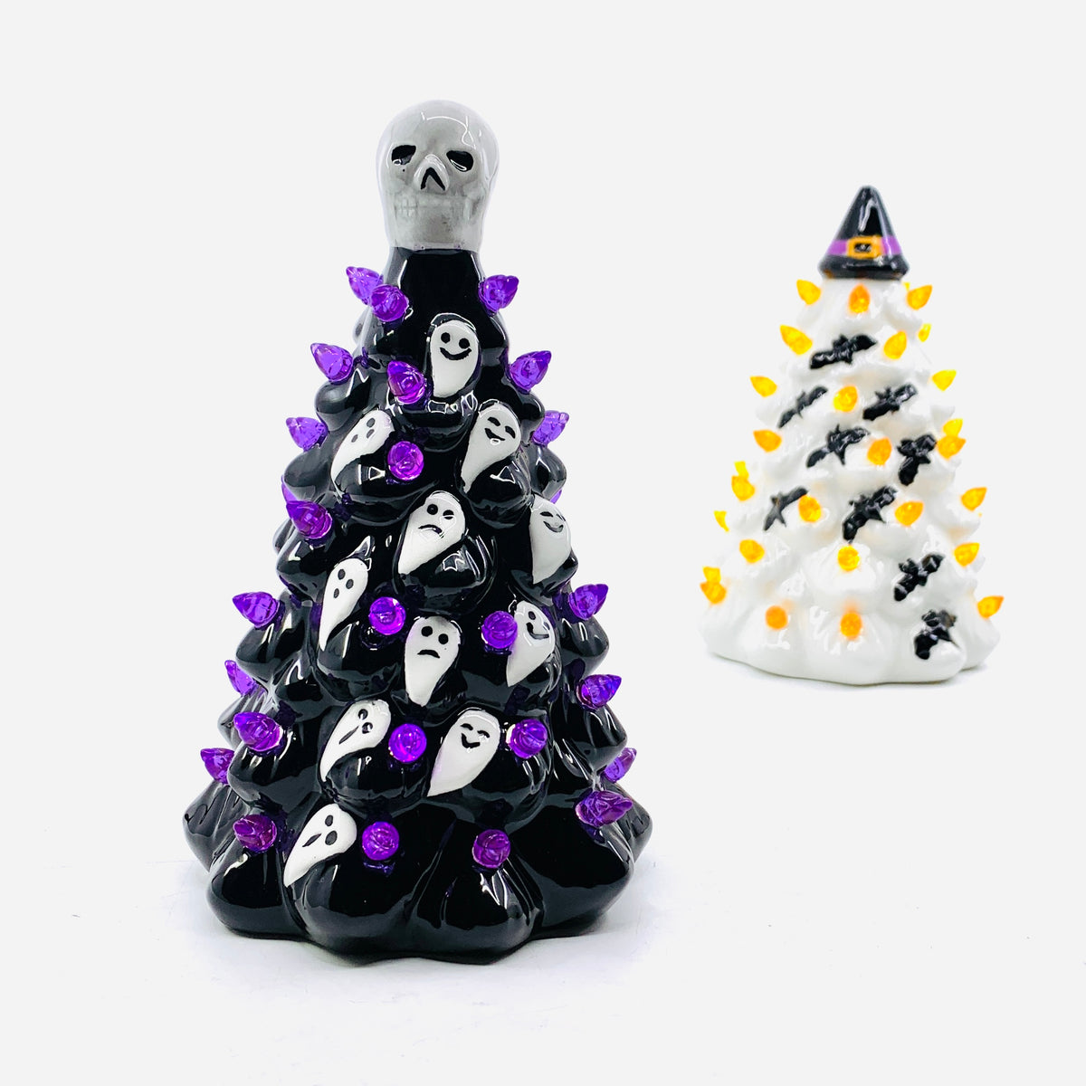 Skull Hat Lite-Up Tree