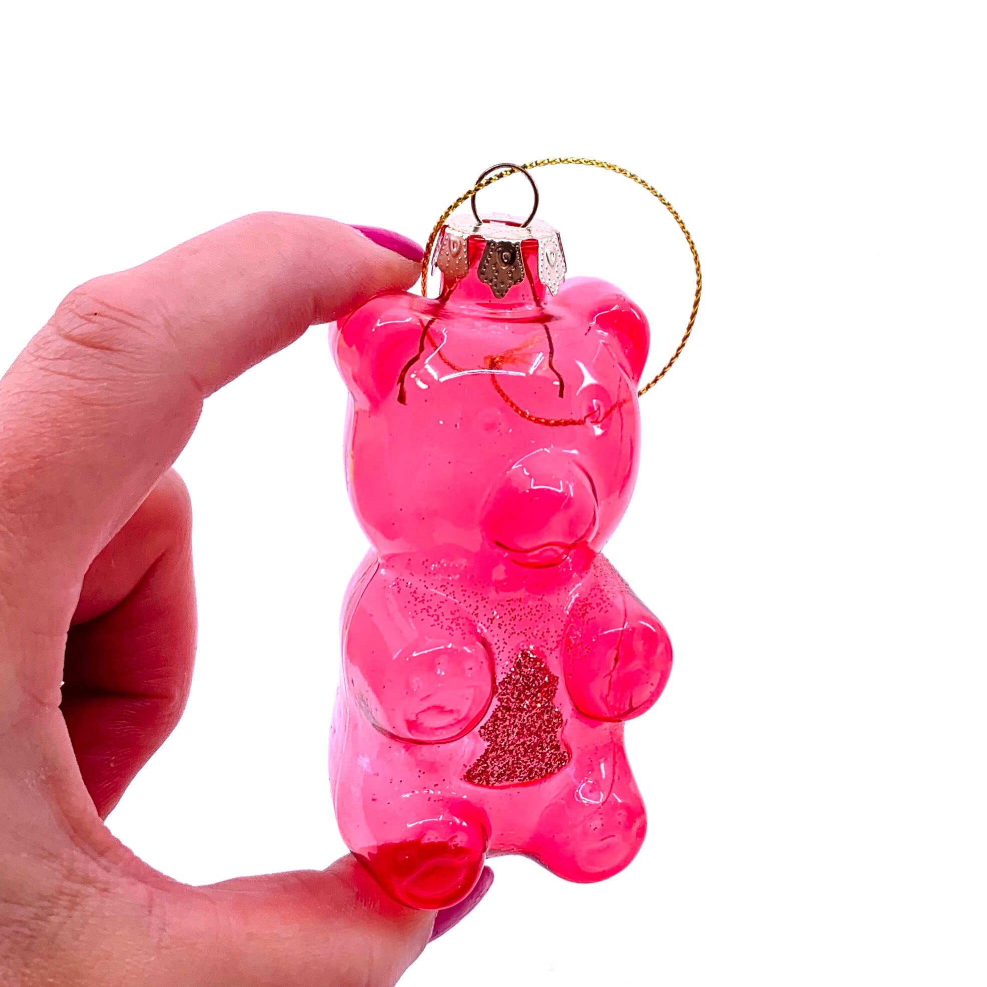 Glass Gummy Bear Ornament 40 Ornament One Hundred 80 Degrees Red 