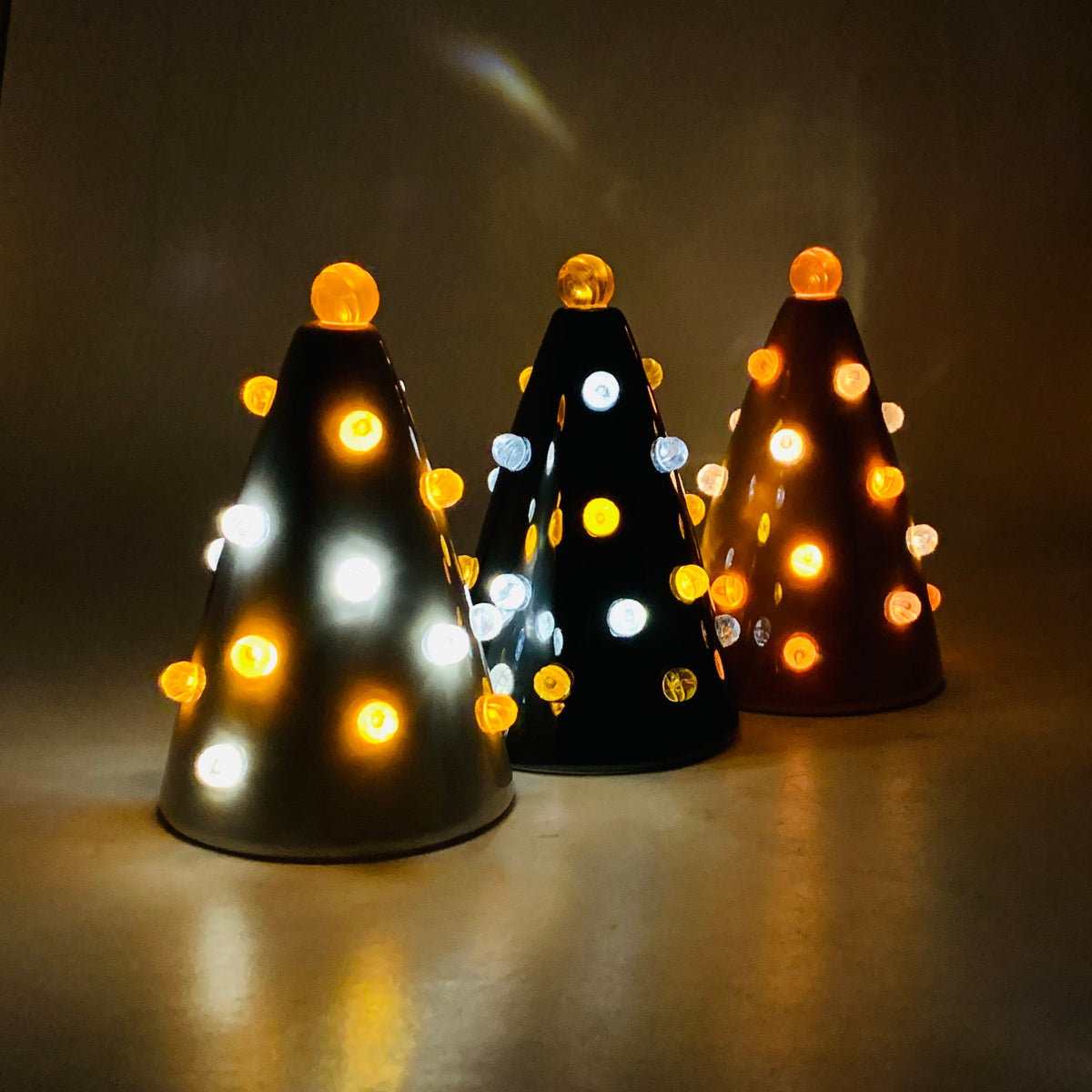 Spooky Lite-Up Tree, Orange