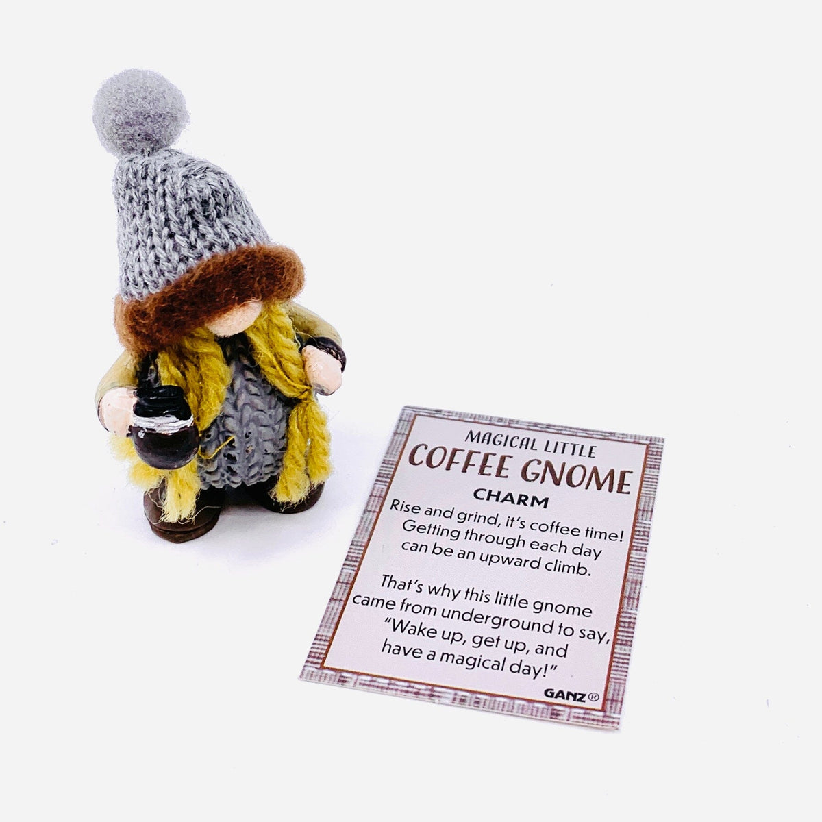 Little Pocket Coffee Gnome PT 93 Miniature GANZ Blonde 