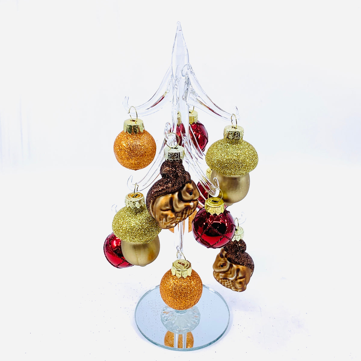 Nuts For Fall Glass Tree 28