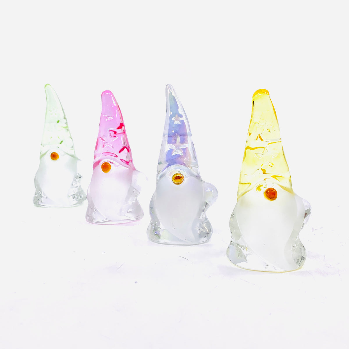 Glass Spring Star Gnome, Silver