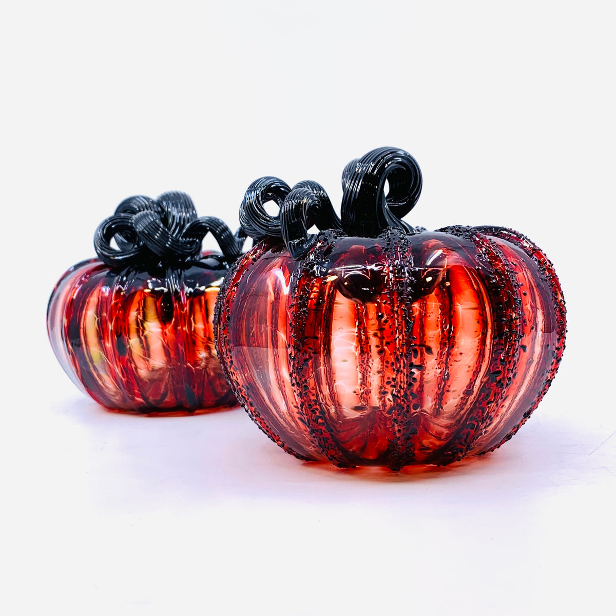 Black Frosted Fang Squat Pumpkin *Presell*