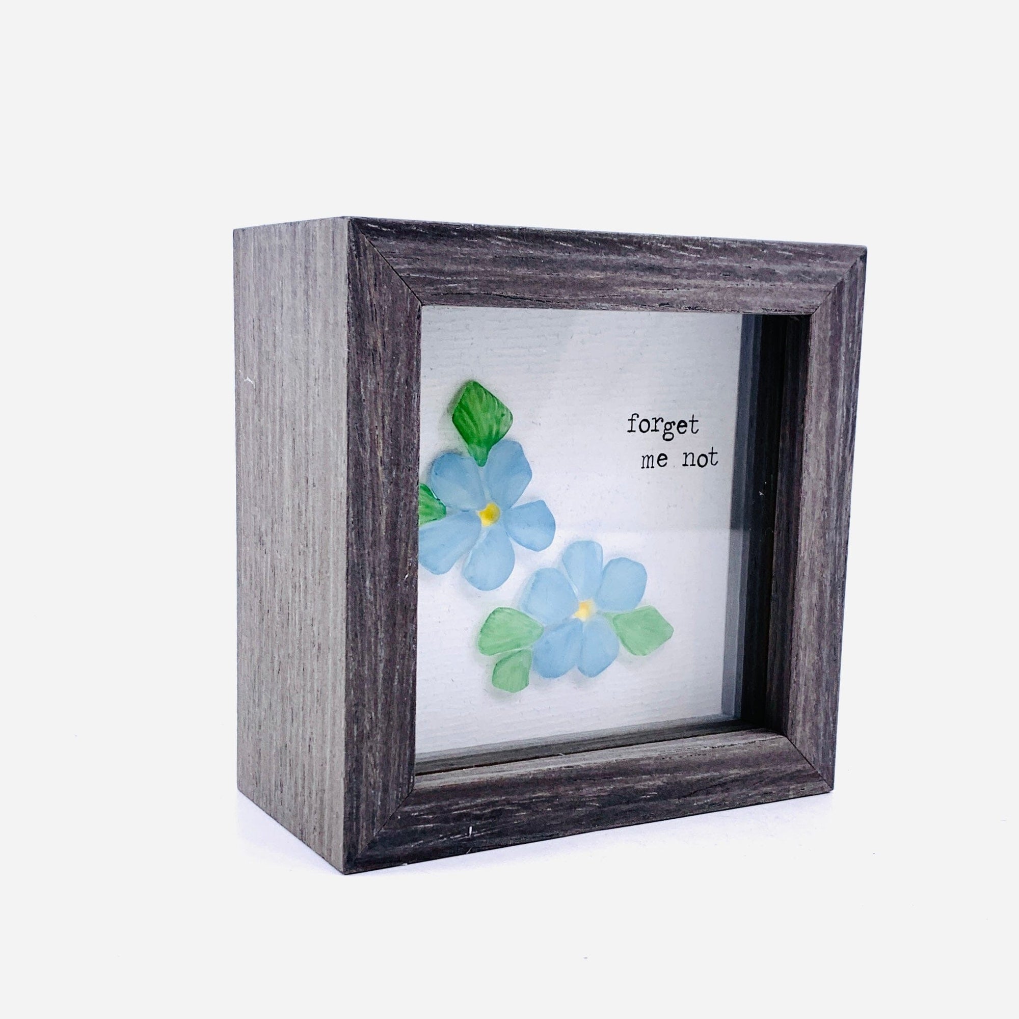 Shadow Box, Forget Me Not 7 Decor Demdaco 