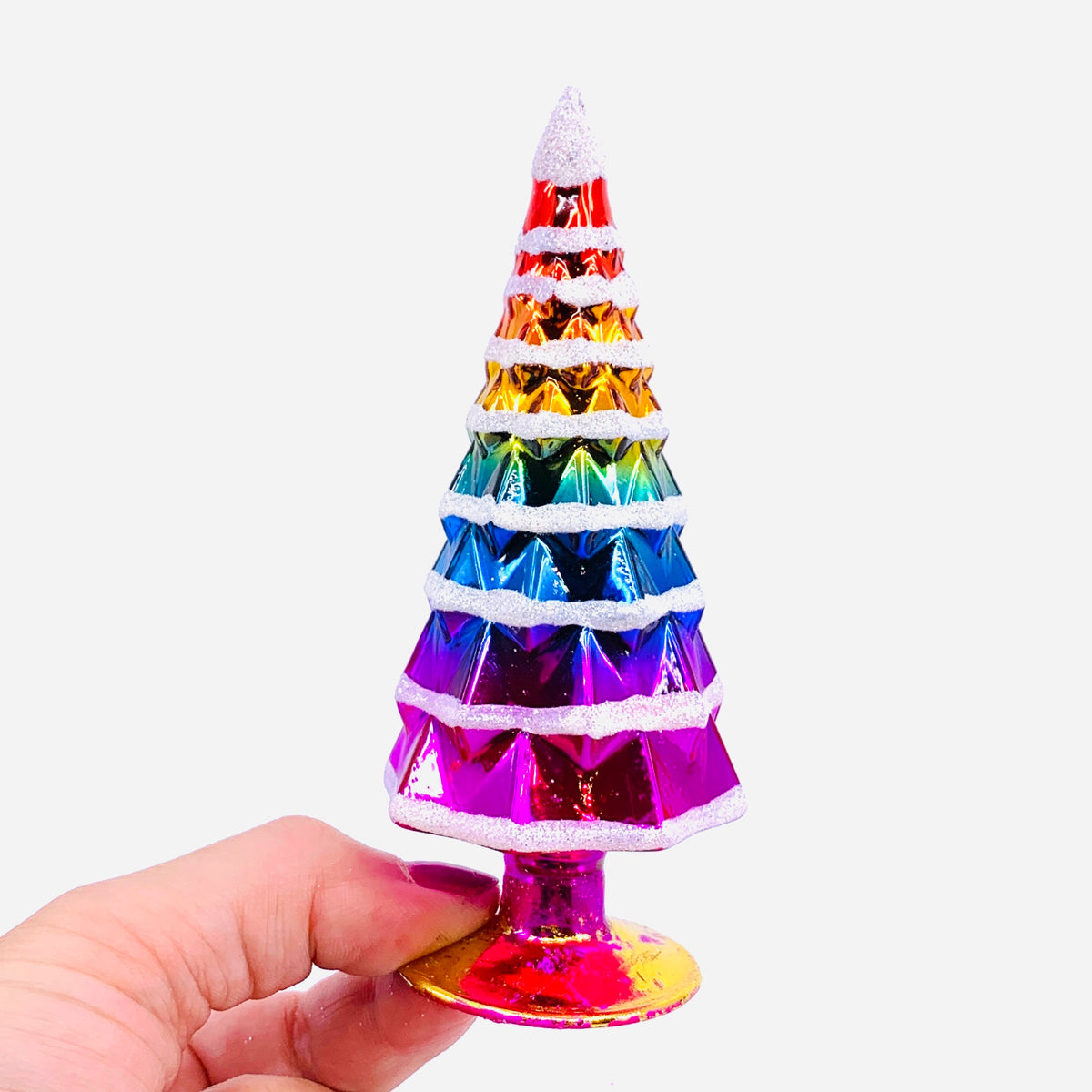 Shiny Rainbow Glass Trees