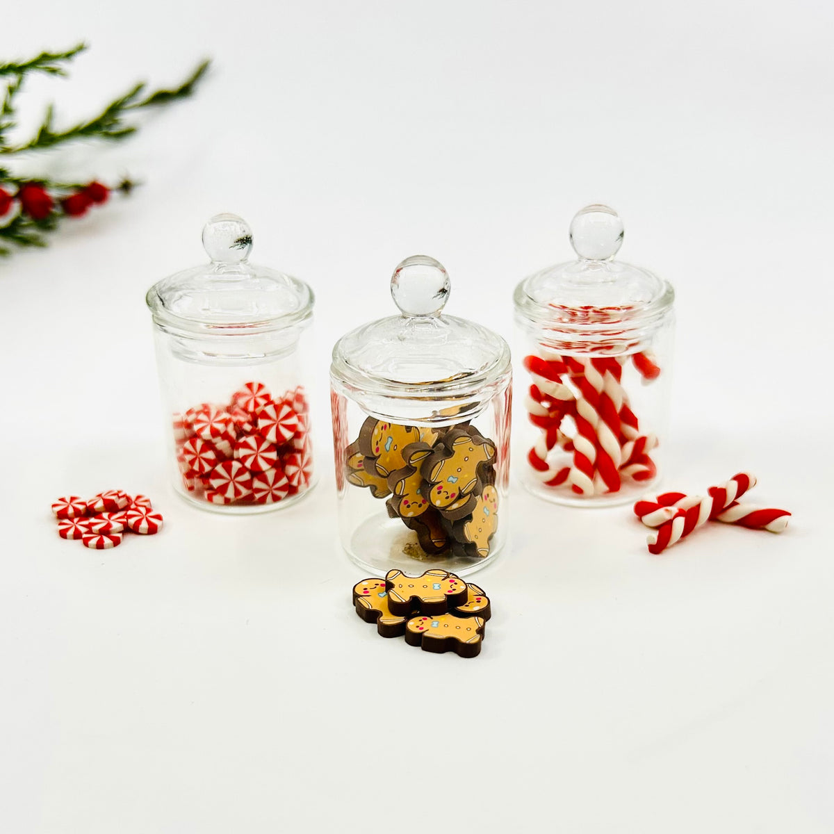 Tiniest Jar of Gingerbread Man Cookies