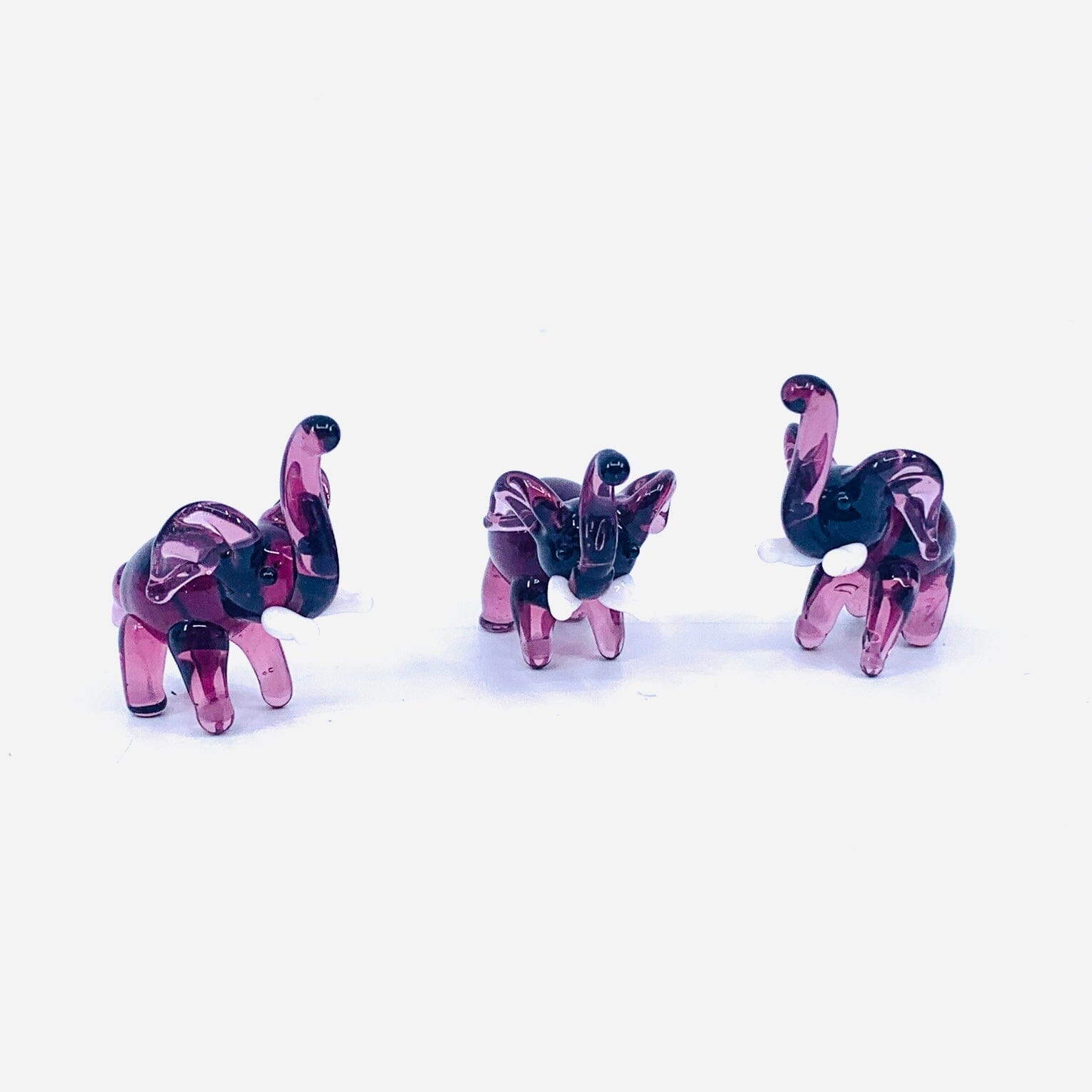 Tiny Glass Elephant 349 Miniature GANZ 