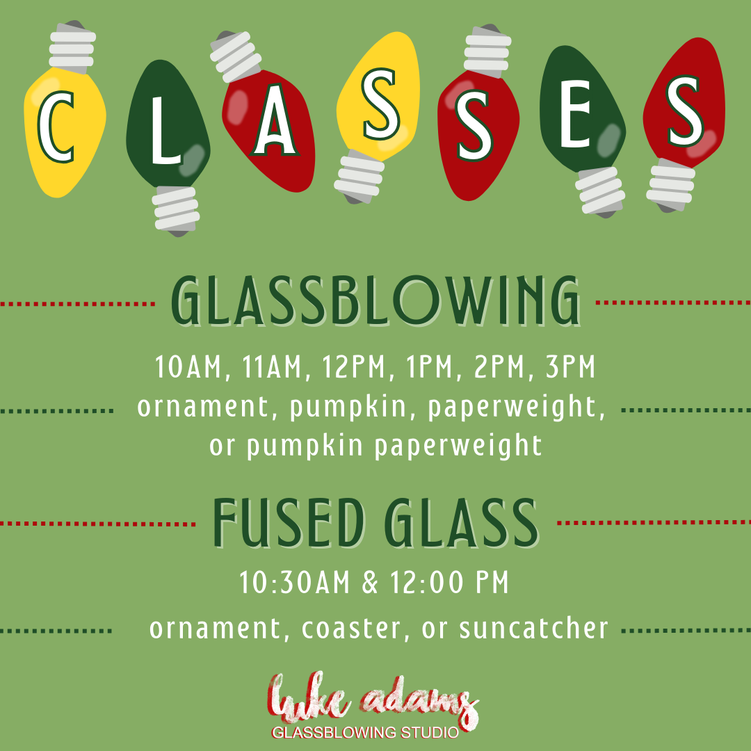 1 Hour Glassblowing Class