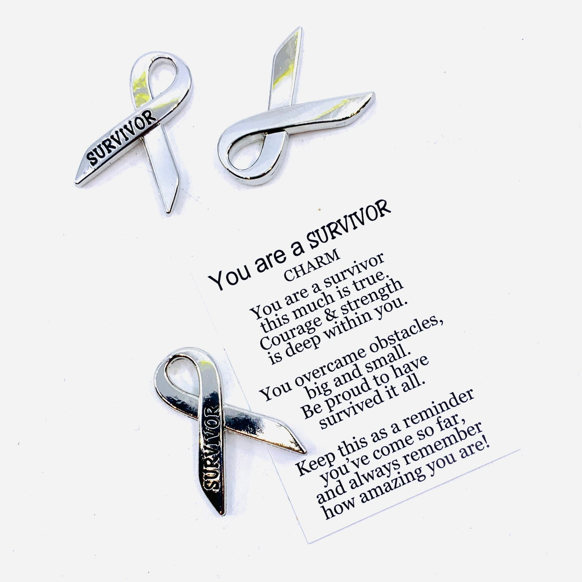 You Are a Survivor Pocket Charm PT 32 Miniature GANZ 