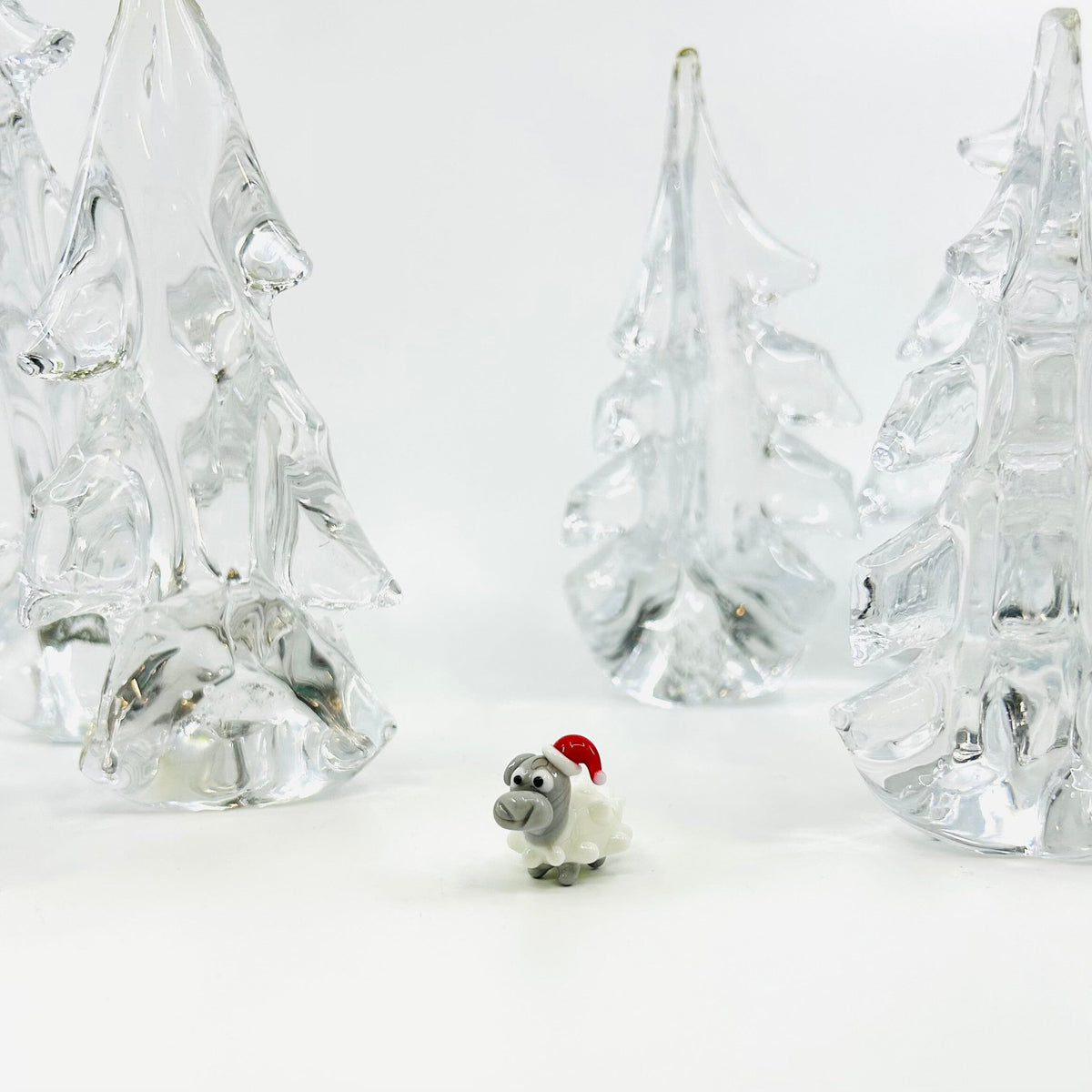 Tiny Santa Sheep 222 Miniature - 