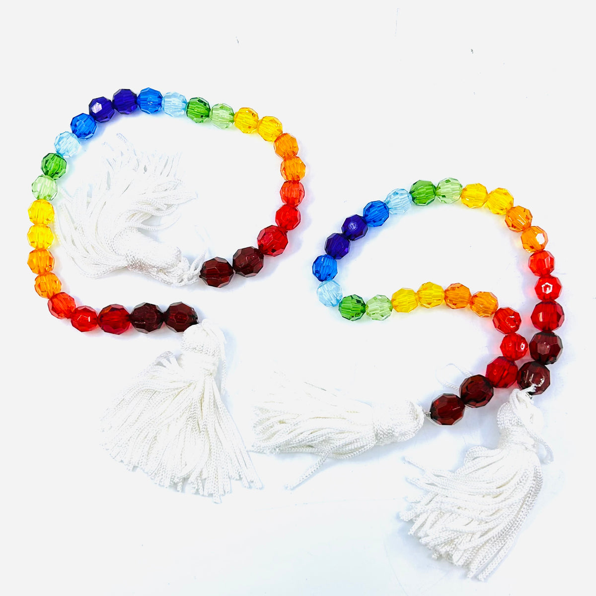 Rainbow Acrylic Tassel Garland Decor