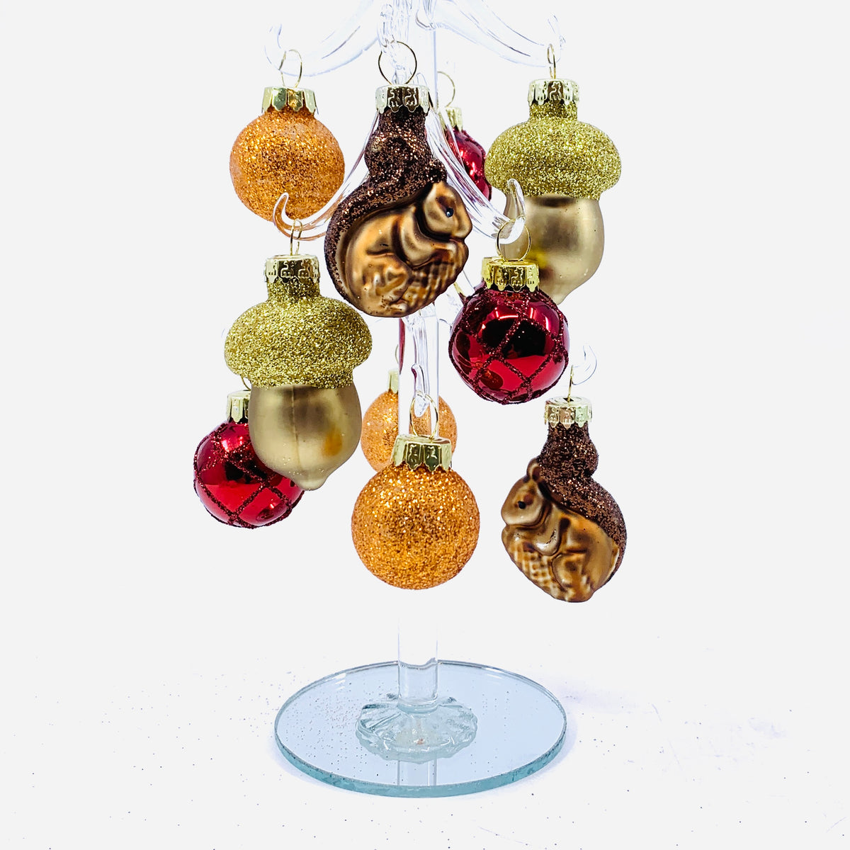 Nuts For Fall Glass Tree 28