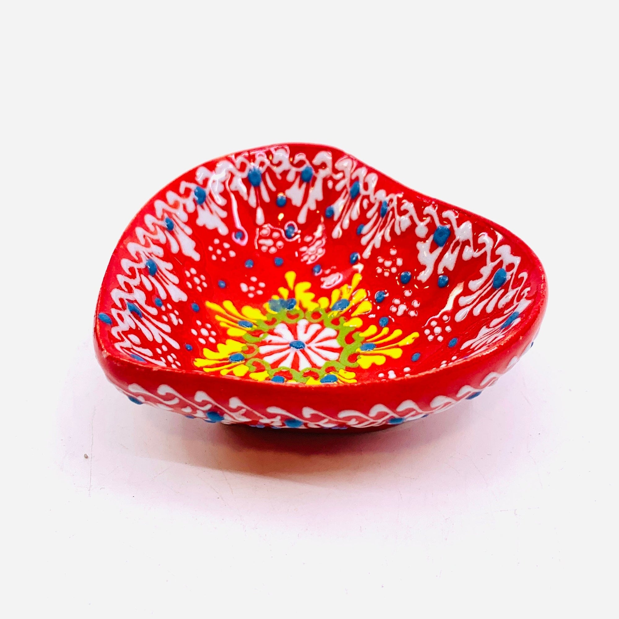 Heart Design Handmade Turkish Bowl 30 Decor Natto USA 