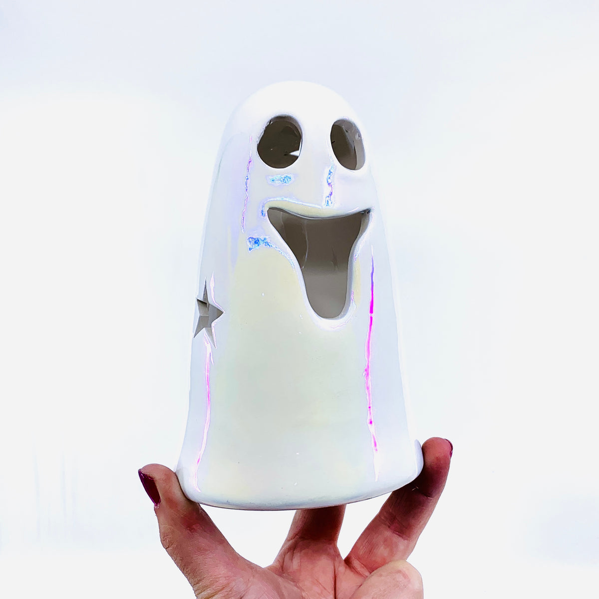 Pearlescent Ghost Votive A, Grin