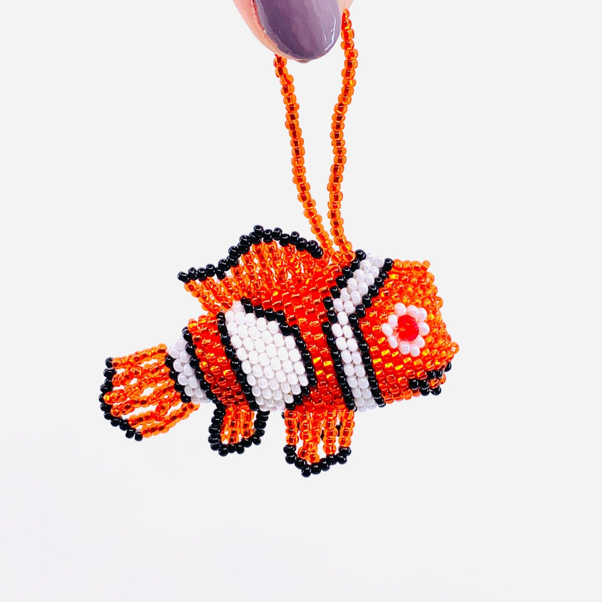 Beaded Ornament 2, Clown Fish Ornament Pichincha 