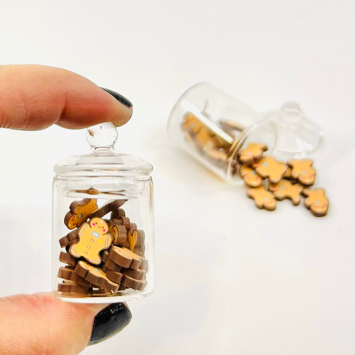 Tiniest Jar of Gingerbread Man Cookies