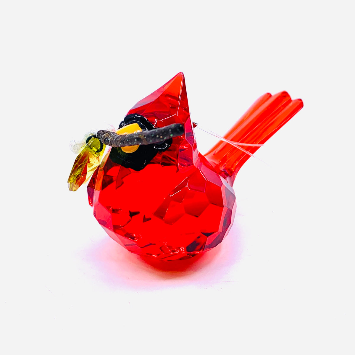 Acrylic Cardinal Ornament