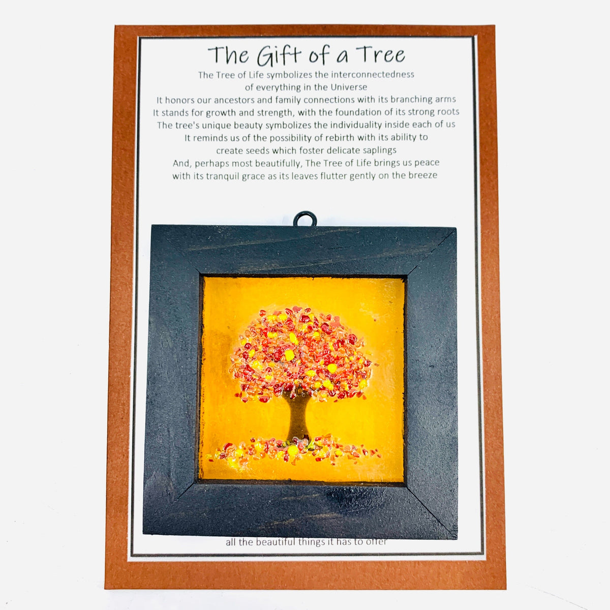 Fused Glass Tree of Life Shadow Box 68 Decor Glimmer Glass Gifts 