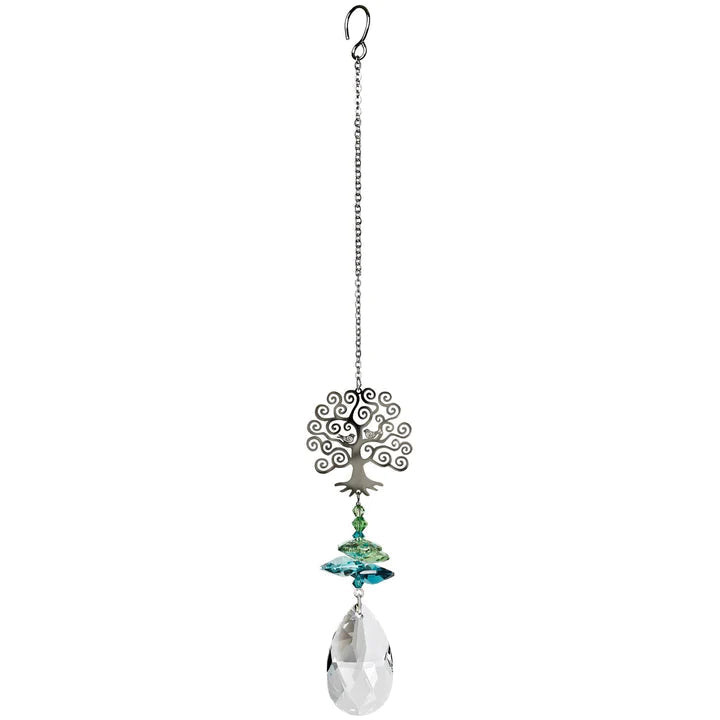 Crystal Fantasy Tree Suncatcher, 18 Woodstock Chimes 