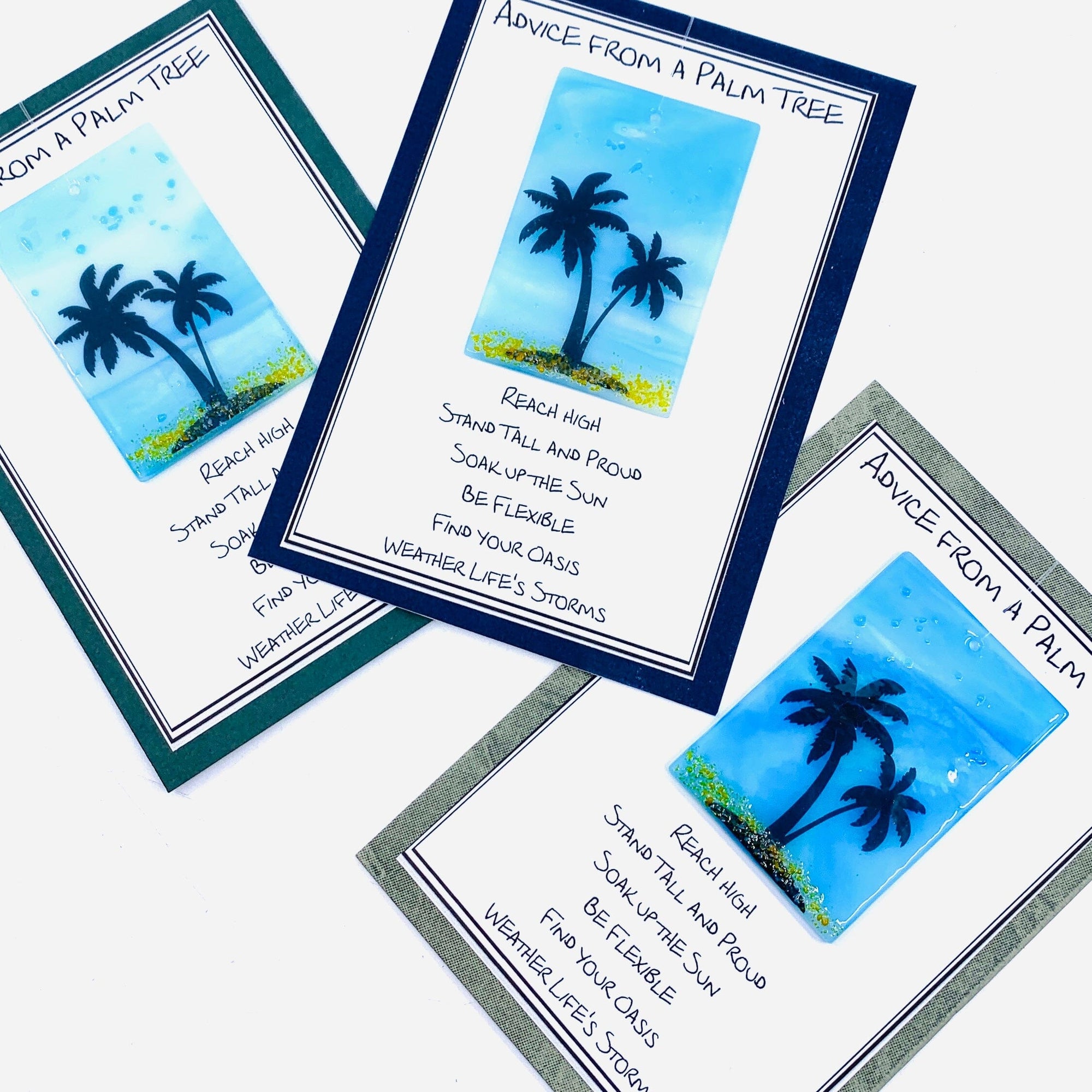 Fused Glass Advice From a Palm Tree 1 Decor Glimmer Glass Gifts 