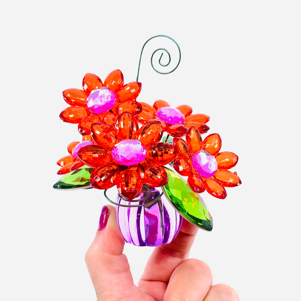 Acrylic Bouquet, Love Posy Pot 26