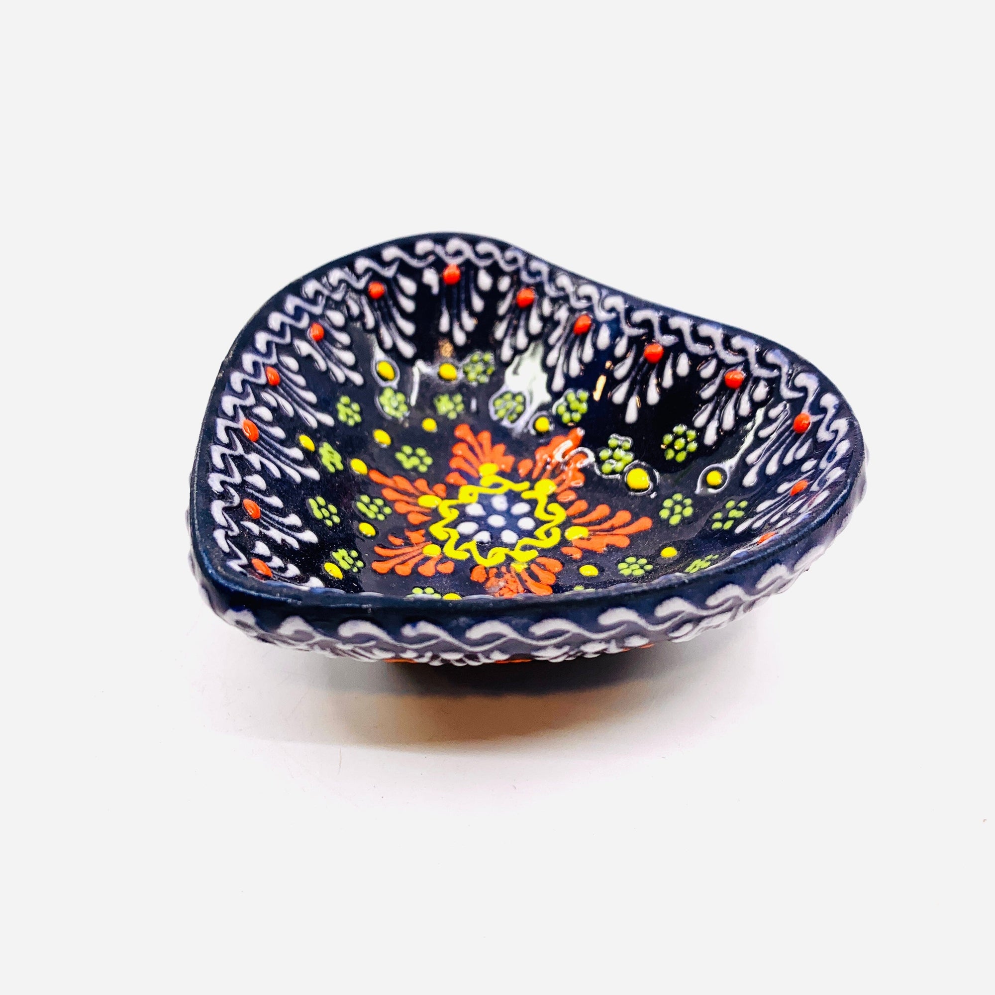 Heart Design Handmade Turkish Bowl 31 Decor Natto USA 