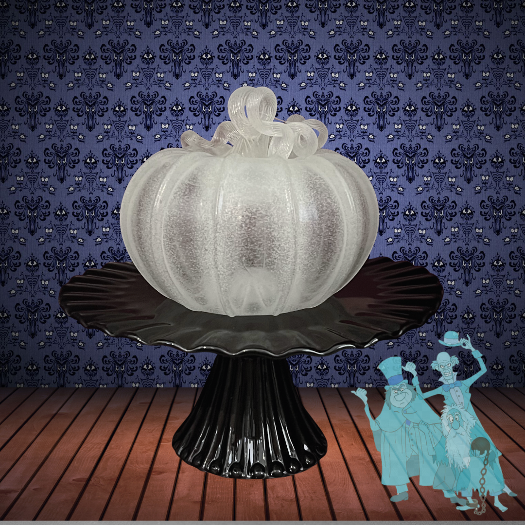 Haunted Mansion Pumpkin &amp; Stand