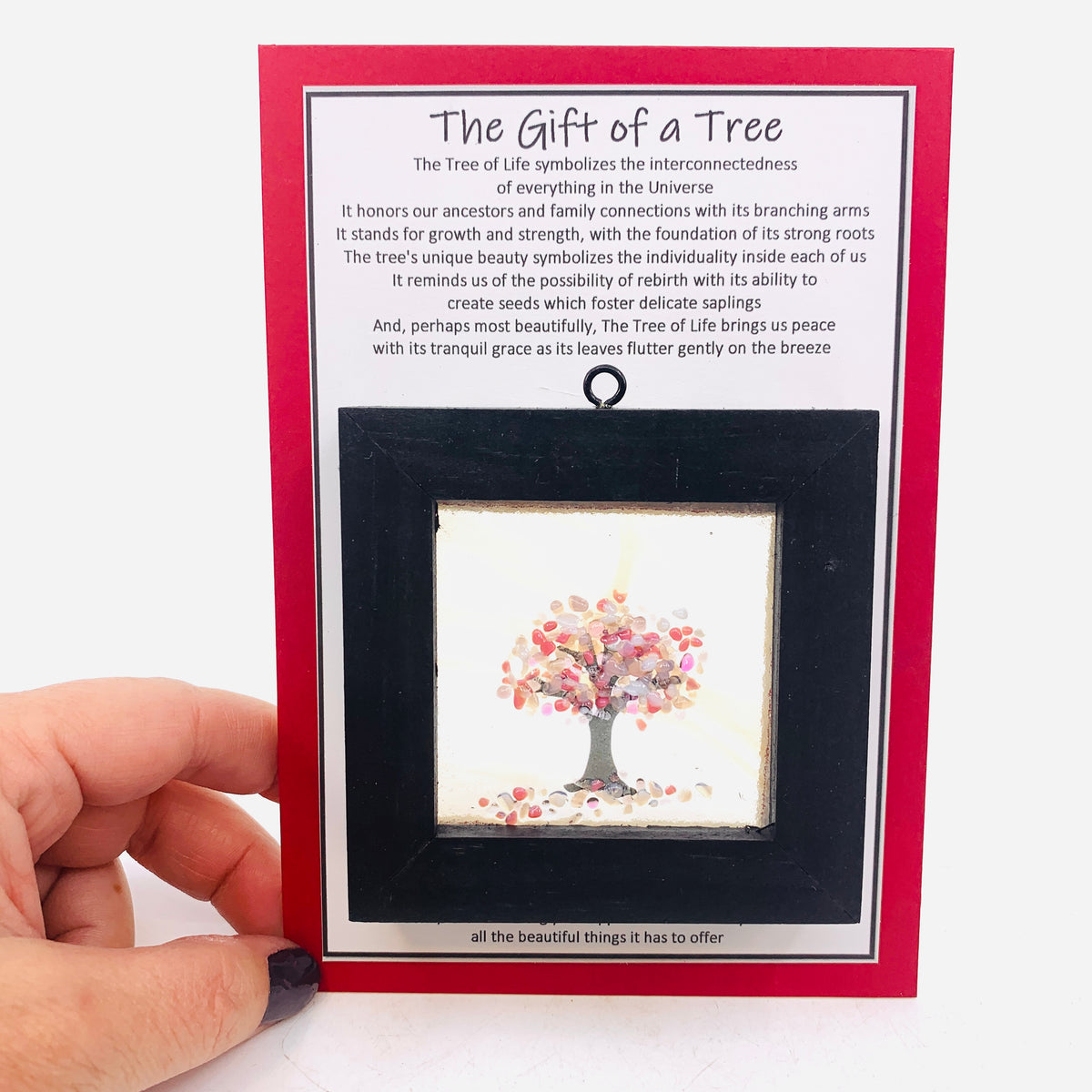 Fused Glass Tree of Life Shadow Box 185