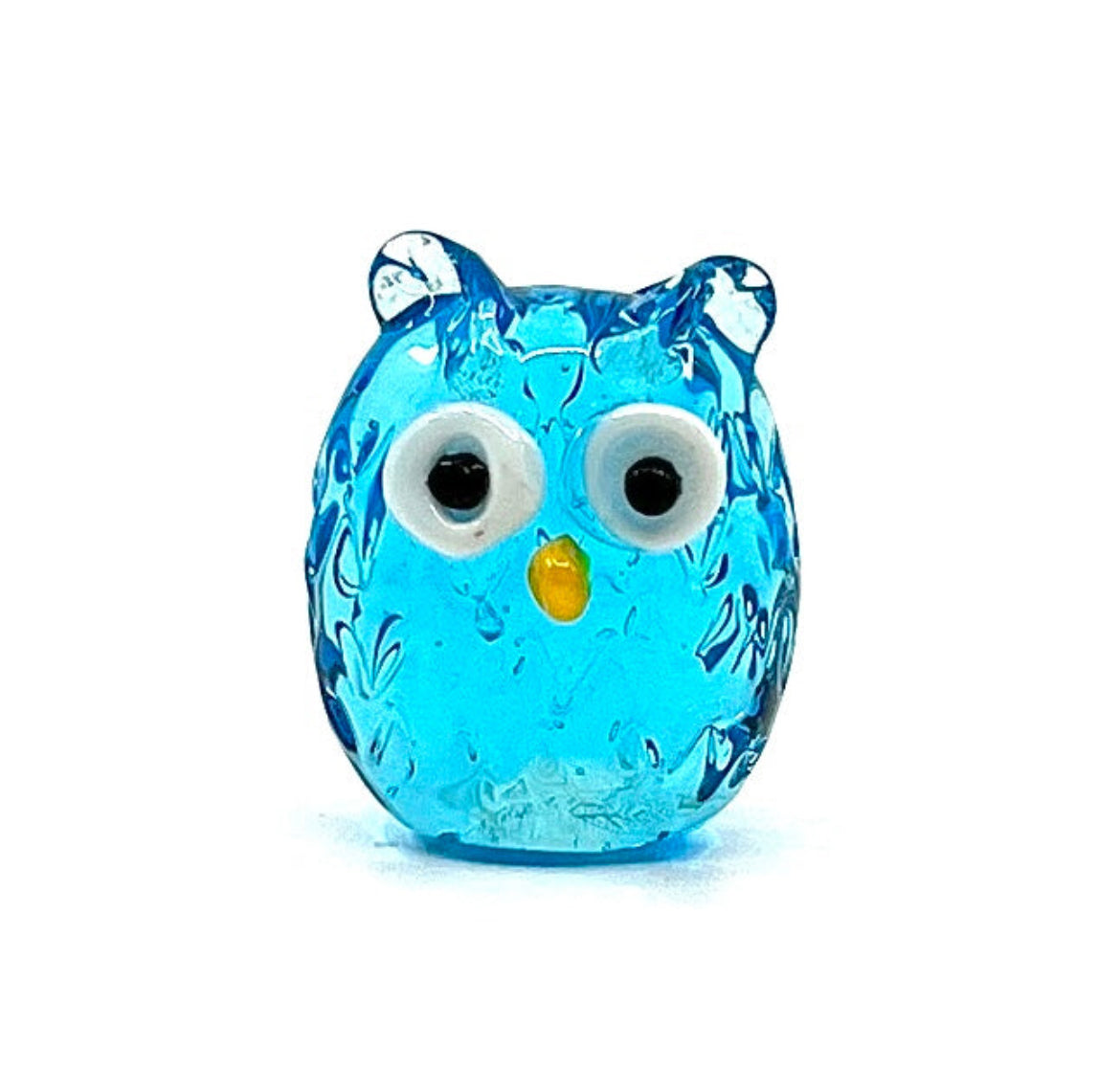 Light Blue Glass Owl 251