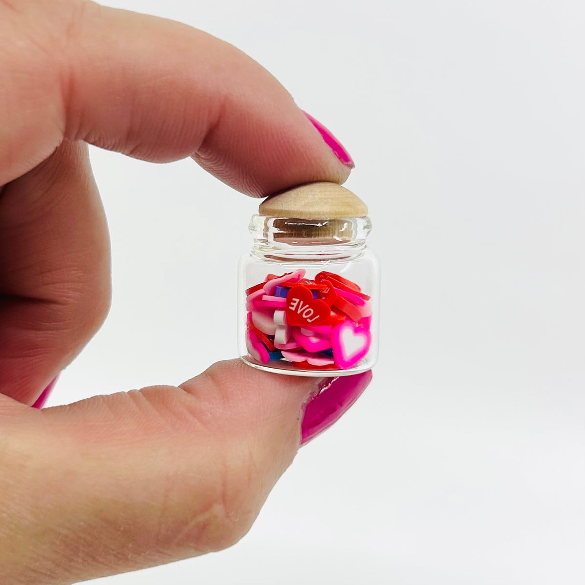 Tiniest Jar of Conversation Hearts