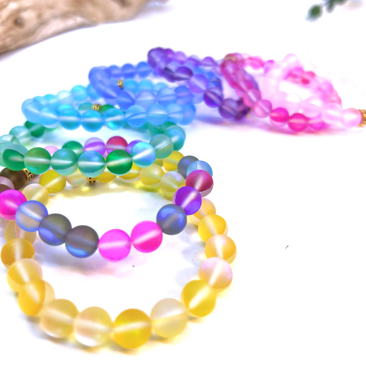 Mermaid Glass Bead Bracelets Jewelry - 