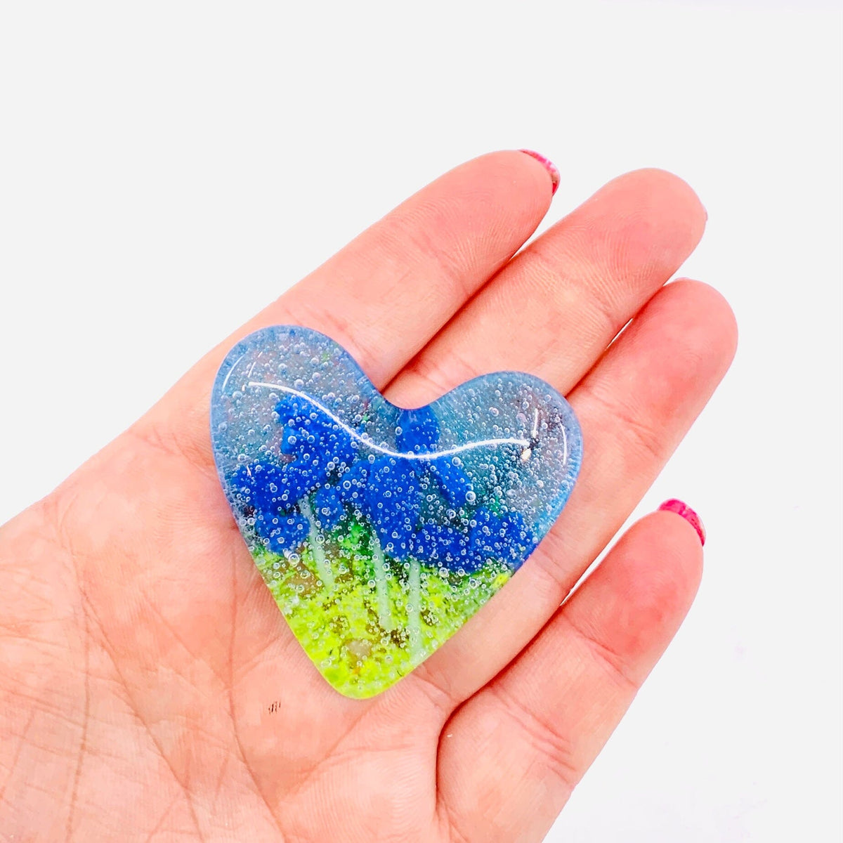 Fused Pocket Heart Seconds, Hydrangea Miniature Jean 