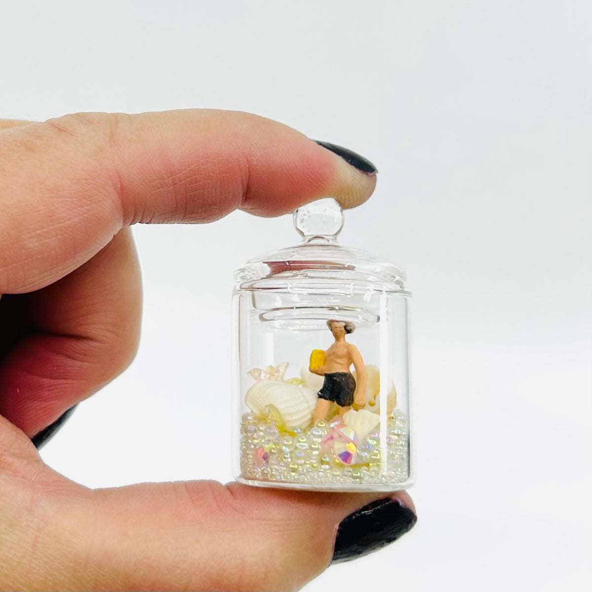 Tiniest “A Day at The Beach” Jar