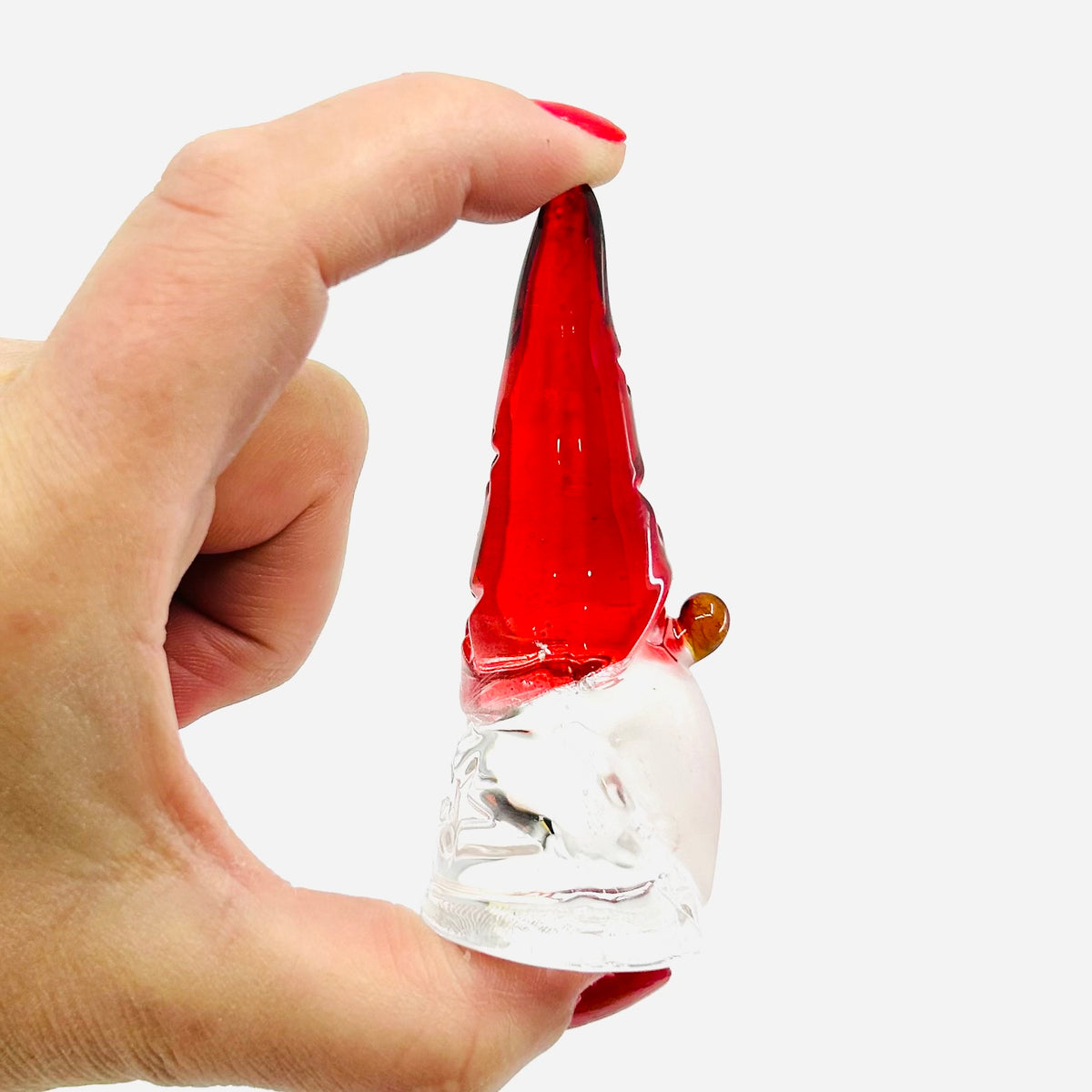 Glass Holiday Star Gnome